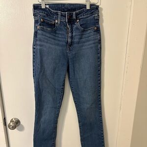 Gap straight high rise stretch